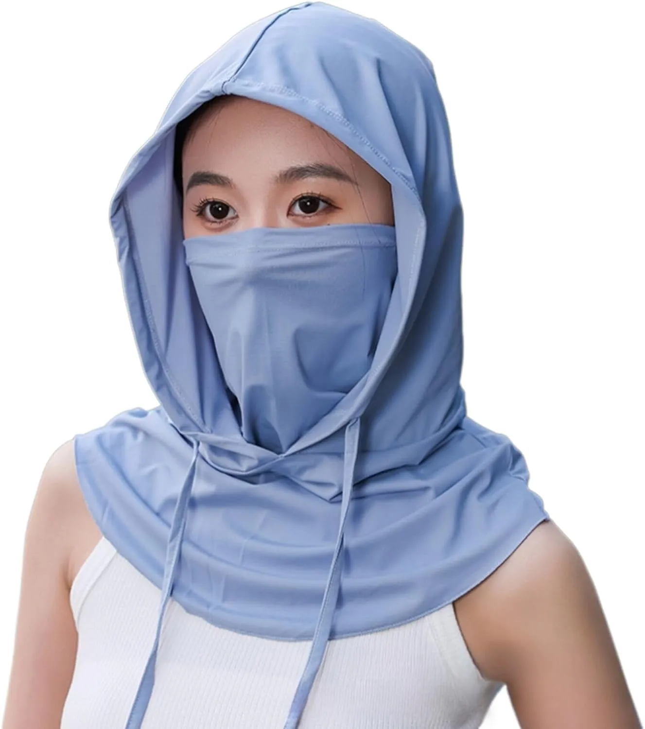 Summer Balaclava Hat Face Mask with Neck Guard UV Protection Full Head Mask for Men Women Fishing Cycling
