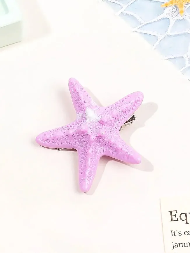 Summer Starfish Hair Clip