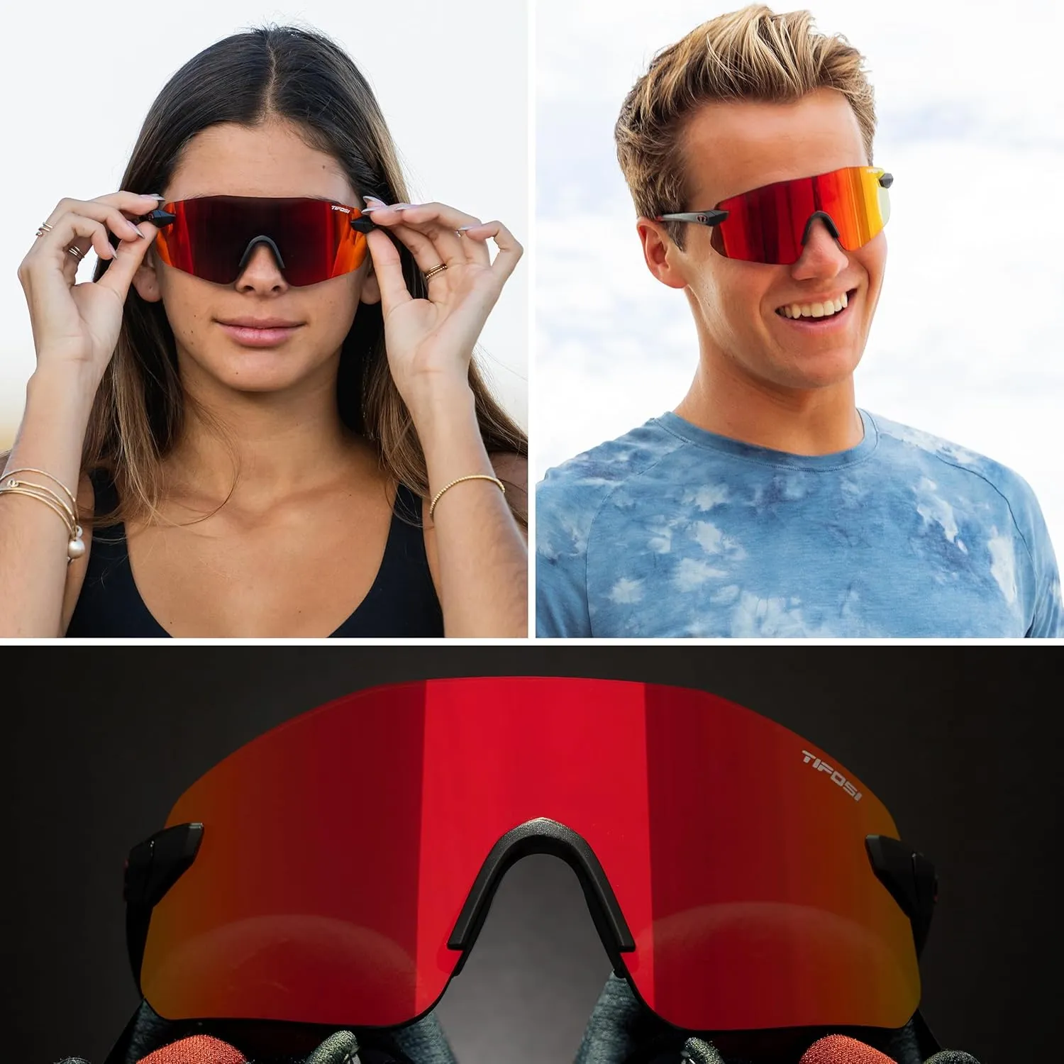 Tifosi Vogel SL Sport Sunglasses Men & Women - Ideal For Baseball, Cycling, Cricket, Golf, Hiking, Running