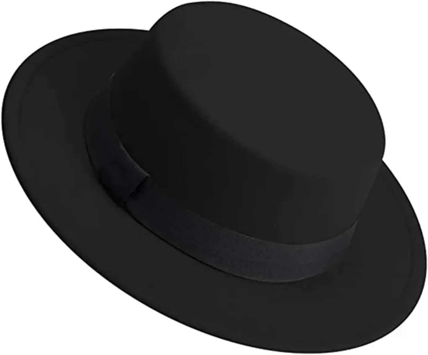 Wide Brim Unisex Classic Fedora Wool Jazz Panama Hat