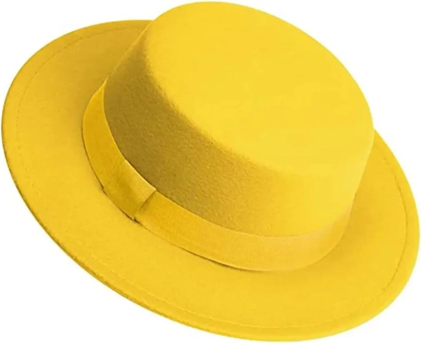 Wide Brim Unisex Classic Fedora Wool Jazz Panama Hat