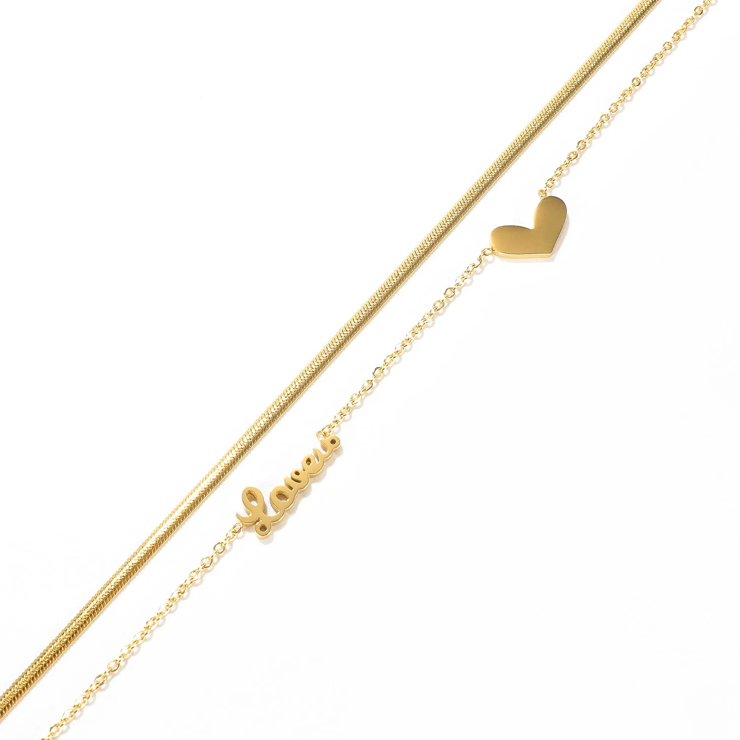 Women's Fashion Cute Heart Pendant Necklace